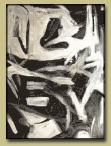 The Arrival: Black and White  Oil Paintings by Michigan Artist -  James Homer Brown - member of the Detroit art scene and CCS alumni. Jim's paintings are the colleciton of Richard Manoogian former Chairman of the Detroit Institute of Arts
